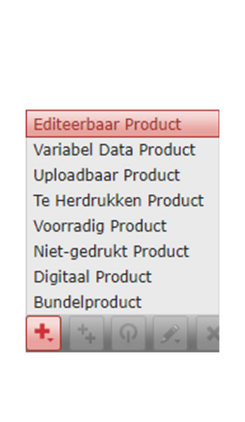 Editeerbaar Product